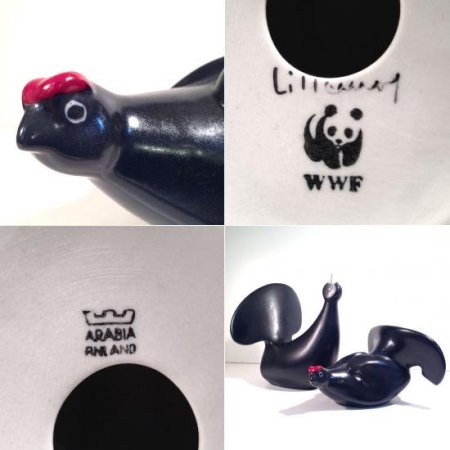 ARABIA / アラビア× WWF ( 世界自然保護基金 ) 希少ビンテージ 『 Lagopus muta / グランテトラ ( 雷鳥 ) 』 Sサイズ ★