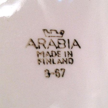 アラビア/ARABIA オリガミ プレート KF-1 ORIGAMI Ceramic Plate