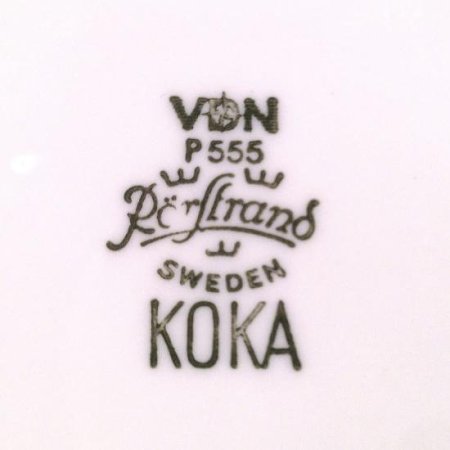 ロールストランド/Rorstrand KOKA Plate 19cm コカ プレート ヘルサ・ベングトソン/Hertha Bengtson