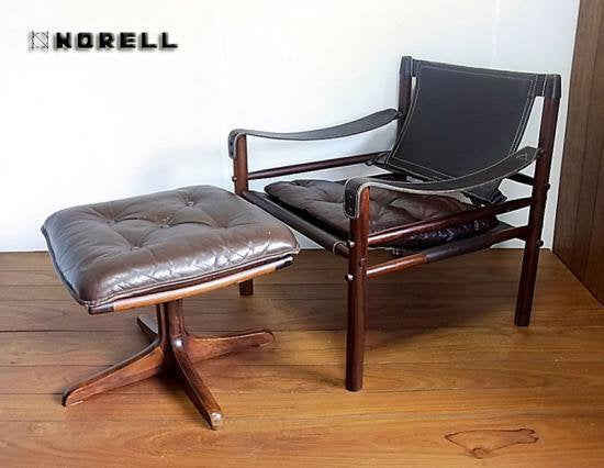 Sweden ◇ Norell ( ノレル社 ) の 60'sヴィンテージ 「 Sirocco Safari 」 ラウンジチェア