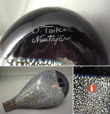 iittala (Nuutajarvi) イッタラバード 廃番 Male Duck (マガモ雄) Sorsauros 1994-2005 オイバ・トイッカ ●