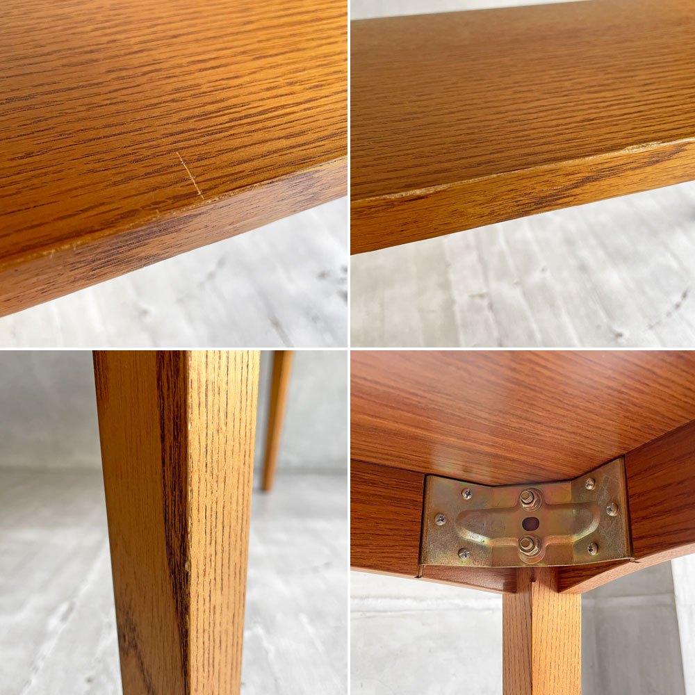 ウニコ unico クルト KURT カフェテーブル コーヒーテーブル オーク材 マガジンラック付 W100cm 北欧スタイル 廃番 ♪