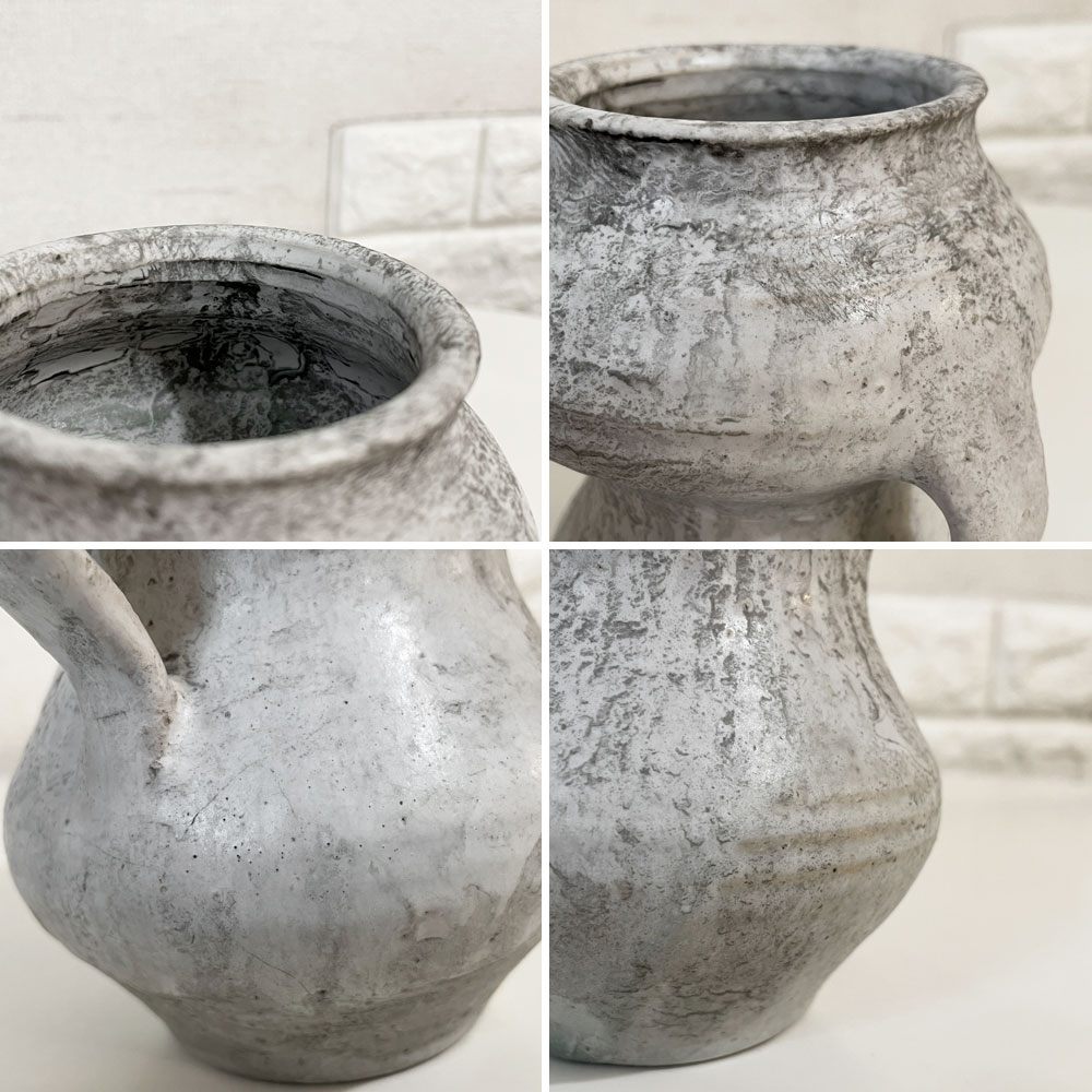 菊地亨 Toru Kikuchi 花器 フラワーベース 中 花瓶 陶器 現代作家 ◎