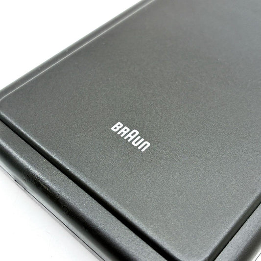 ブラウン BRAUN カーキュレーター 電卓 ET66 ブラック Type:4776 ディーター・ラムス Dieter Rams ドイツ 専用カバー&箱付 ●