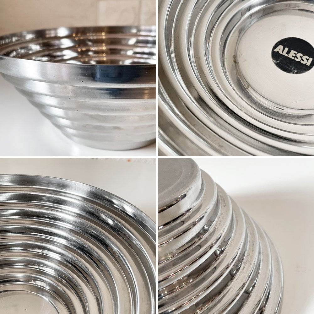 アレッシィ ALESSI マヤバスケット Maya bucket ジュリオ・コンファロニエーリ Giulio Confalonieri ステンレススチール Φ20cm イタリア ◎
