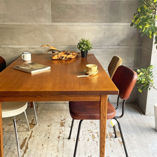 スタンダードトレード STANDARD TRADE スタンダードテーブル Standard Table DNT-01D ダイニングテーブル デスク オーク材 ライトオーク ♪