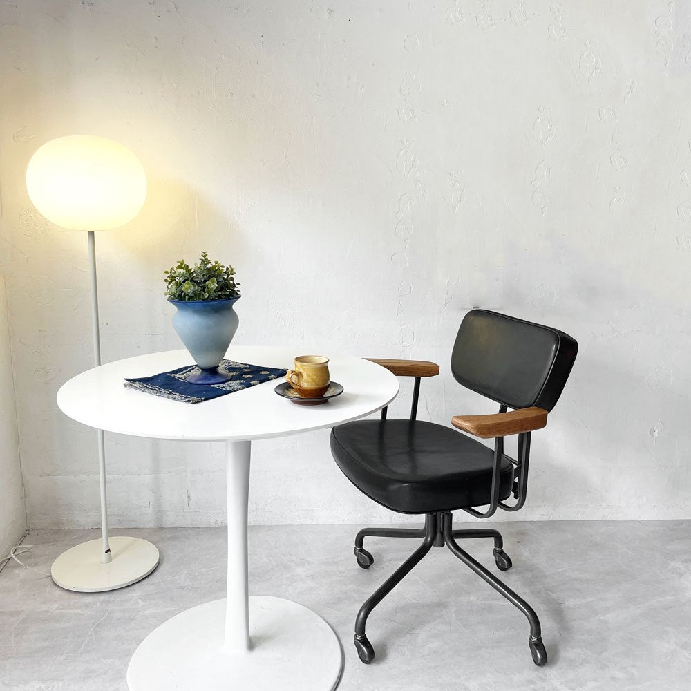 トラックファニチャー TRUCK FURNITURE デスクワークチェア DESKWORK CHAIR アーム付き 本革 昇降機能 キャスター付き 参考価格¥ 183,700- ★