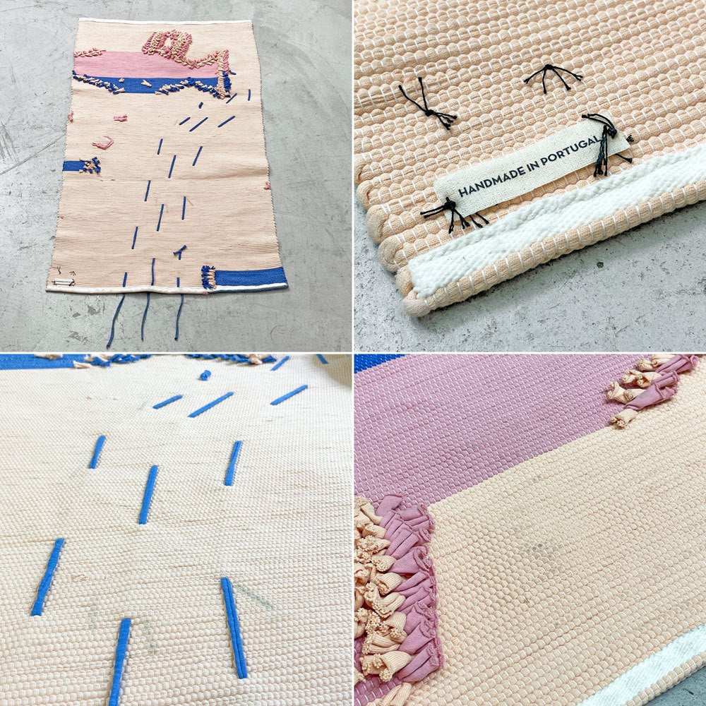 イデー IDEE グール GUR ラグ Laura Riedo 70×120 コットン ポルトガル製 定価 ¥38,500- ●