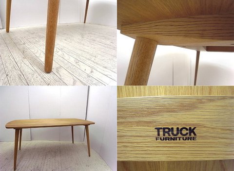 ● TRUCK FUNITURE トラックファニチャー TORCH DINING TABLE ナラ 無垢材ダイニングテーブル