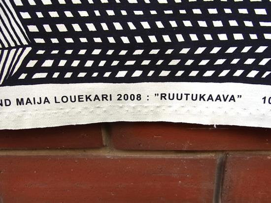 ●マリメッコ/marimekko 国内未発売ファブリック RUUTUKAAVA 144x71 Maija Louekari