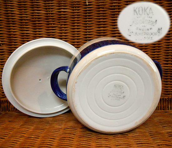 ●ロールストランド/Rorstrand "KOKA" 蓋付キャセロール Hertha Bengtson