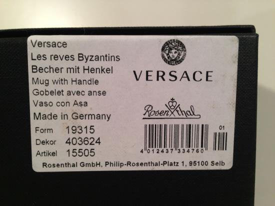 ★VERSACE × Rosenthal Les Reves Byzantins Mag Cup