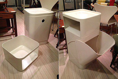 ☆カルテル / Kartell コンポニビリ / COMPONIBILI Laundry Box & Square Element Low