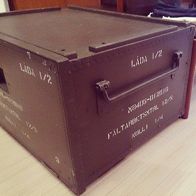 ☆Swedish army military BOX