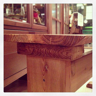 ☆Hand Craft Wood Bench & Table