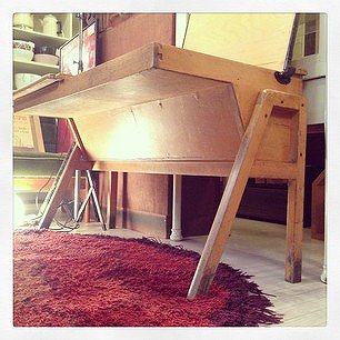 ☆ 60~70'S UK Vintage School Desk / 60年代~70年代 イギリスビンテージ UKビンテージ スクールデスク 学校机 学習机