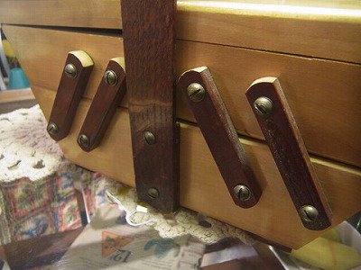 ☆ Nordic Vintage Sewing Box / 北欧 刺繍箱
