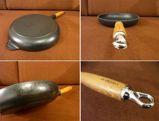 ● Le Creuset/ルクルーゼ ヘリテージ クックウェア フライパン 24cm ウッドハンドル