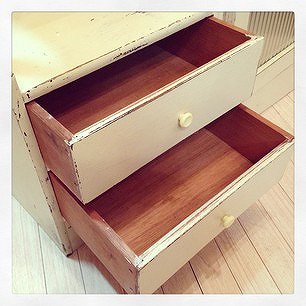 ☆ Vintage Shabby White Paint Glass Cabinet / ビンテージシャビー ホワイトペイント ガラスキャビネット