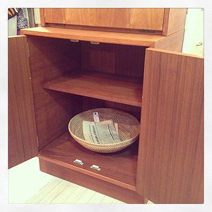 ☆ Japan Vintage Teak Wood Writing Bureau Cabinet / ジャパンビンテージ ライティングビューロ キャビネット
