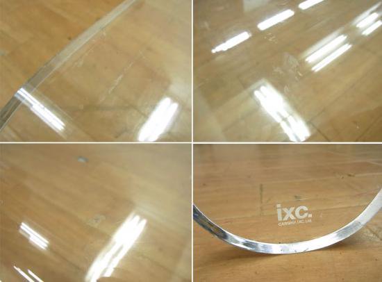 ● カッシーナixc ブーメランクリスタ ローテーブル アクリル製