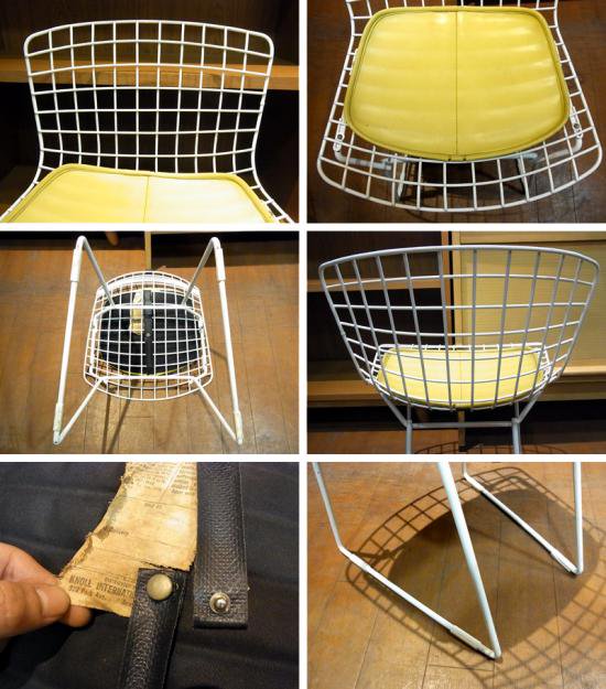 ◇ Knoll / ノール オリジナル ヴィンテージ Harry Bertoia / ハリーベルトイヤデザイン サイドチェア 『 420C ( シートパッド付き ) 』