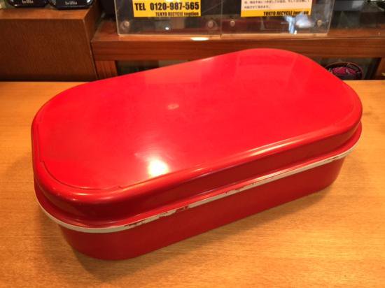 Sweden ◇ " Nils Johan / ニルスヨハン " 60's ヴィンテージ キッチンツール 「 ブレッドケース / パンケース 」 レッド