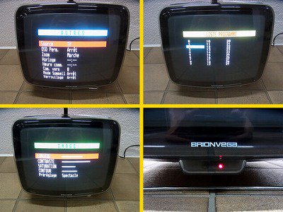 ◇ BRIONVEGA ( ブリオンヴェガ社 ) 14inch Portable Television 『 doney 』