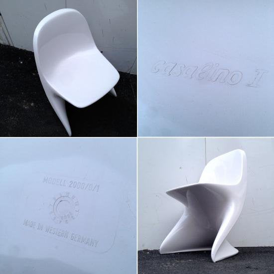 ★ Germany " Casala " Casalino Chair カサリノチェア 復刻モデル(White)