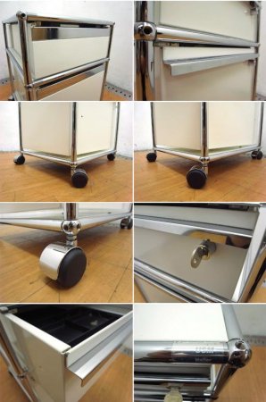 ● USM Haller/ハラーシステム デスクワゴン キャビネット