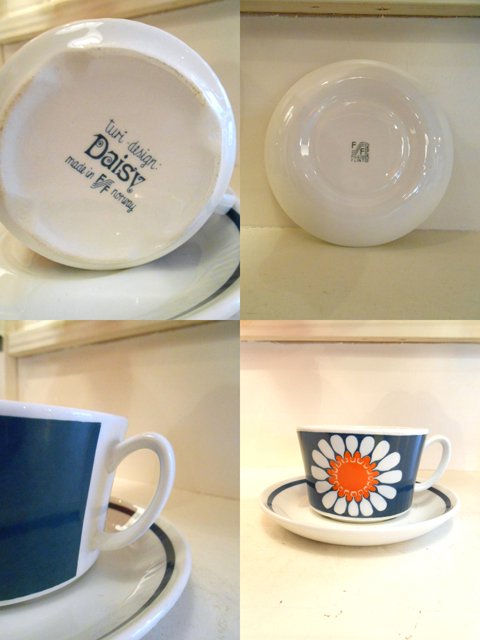 ◎ノルウェー FIGGJO DAISY フィッギオ デイジー ティ C&S カップ ソーサー