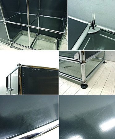● USM Haller / ハラーシステム ガラスパネル使用キャビネット