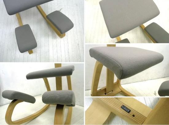 Norway VARIEL / ヴァリエール ( STOKKE / ストッケA.S社 ) ★ バランスチェア 『 Variable / バリアブル + 別売り背もたれ 』 セット ・ ベージュカラー