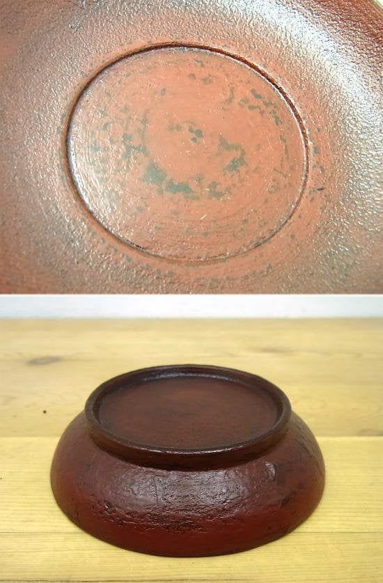 ● 赤木明登 茶托/豆皿 A 赤 輪島塗