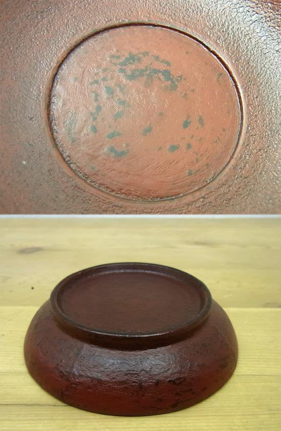 ● 赤木明登 茶托/豆皿 B 赤 輪島塗