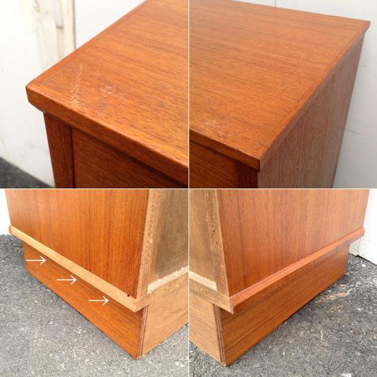 ★Japan Vintage Teak Wood 7 Drawers Chest ジャパン ヴィンテージ チークウッド7段チェスト 難有り