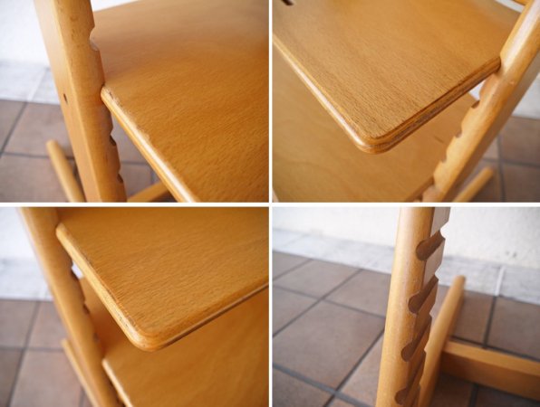 ストッケ STOKKE トリップトラップ TRIPP TRAPP ベビーチェア ナチュラル 旧型 ノルウェー ◇