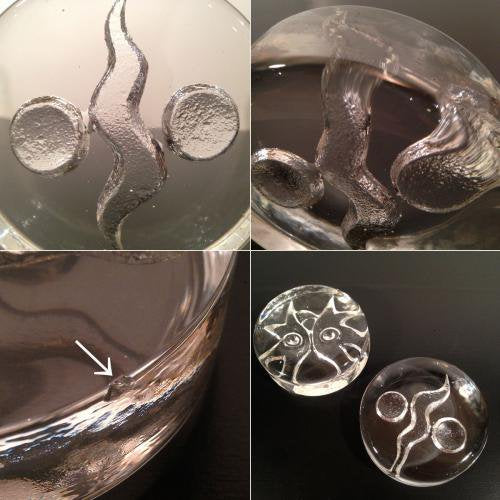 ★1970年 岡本太郎 ガラスのペーパーウェイトA / 1970'S Taro Okamoto Glass Paper Weight A