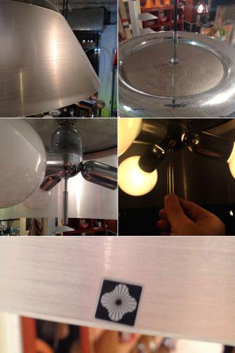 ★80~90'S "yamagiwa" Modern Design Pendant Lamp / 80~90'S "ヤマギワ" ペンダントランプ 3灯