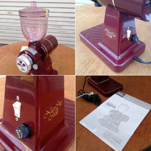 ◎Kalita(カリタ) "ナイスカットミル" レッド 電動コーヒーミル