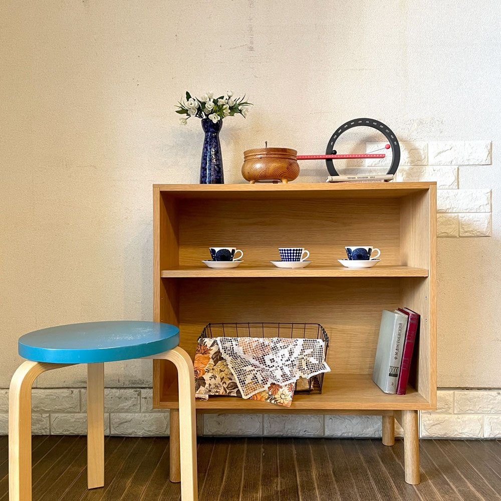 イデー IDEE スティルト STILT SHELF MEDIUM シェルフ ミディアム W75cm 本棚 飾り棚 収納棚 マリナ・ボーティエ ナチュラルモダン 定価¥53,900- ◎