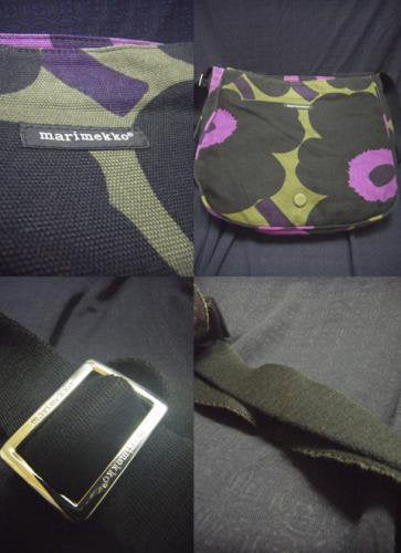 ■マリメッコ Marimekko AMAPOLA UNIKKO/ウニッコ柄 ショルダーバッグ フラップ