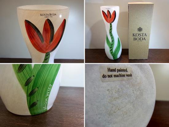 ◇コスタボダ / COSTA BODA チューリッパ / TULIPA フラワーベース 花瓶 ウルリカ・ヒードマン・ヴァリーン