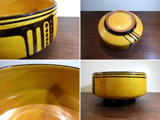 ◇ UK Vintage イギリス ビンテージ Slipware スリップウェア ボウル 碗