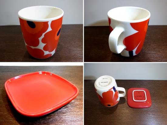 ◇マリメッコ marimekko ウニッコ unikko カップ&ソーサー