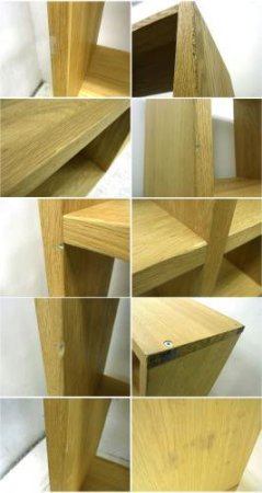● MUJI 無印良品 スタッキングシェルフ オーク材 5段3列