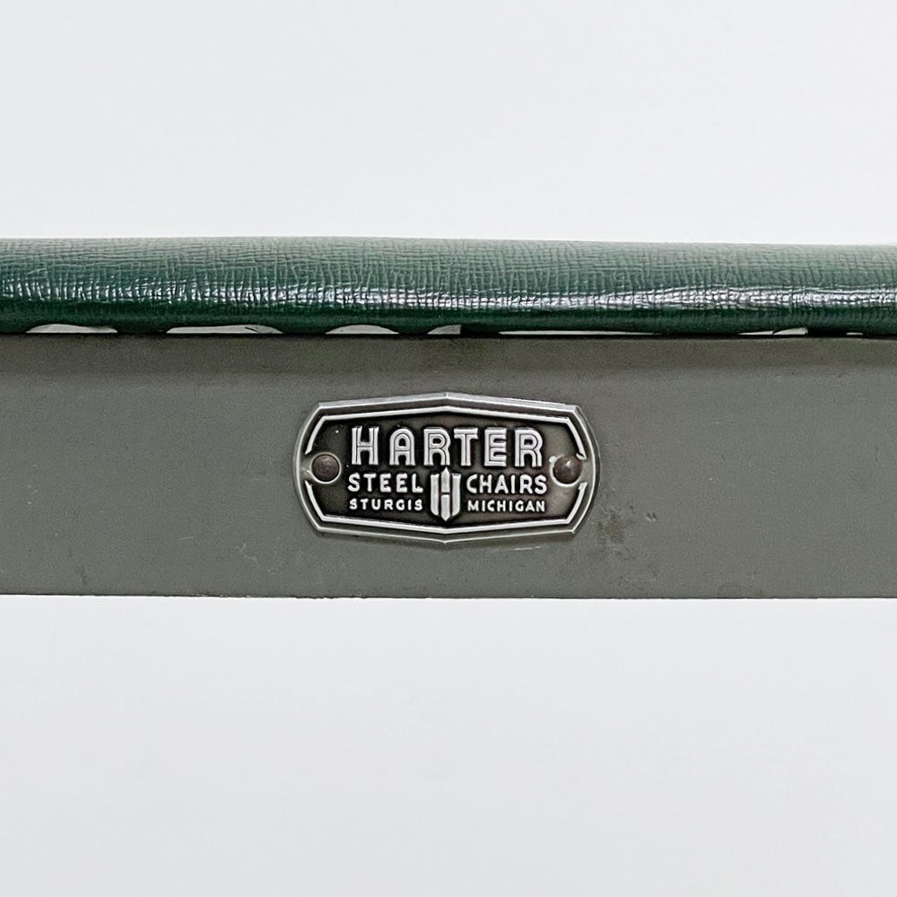 ハータースチールチェア HARTER STEEL CHAIR メタルチェア ダイニングチェア USビンテージ インダストリアルデザイン ミッドセンチュリー 米国 ●