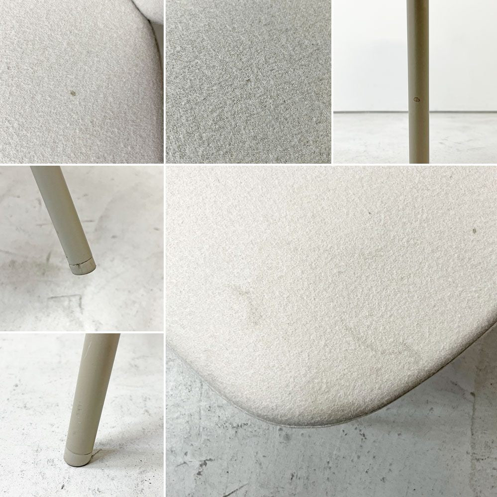 ボーコンセプト BoConcept プリンストン Princeton ダイニングチェア ベージュ ファブリック メタル脚 マットアッシュグレーラッカー仕上げ B ●