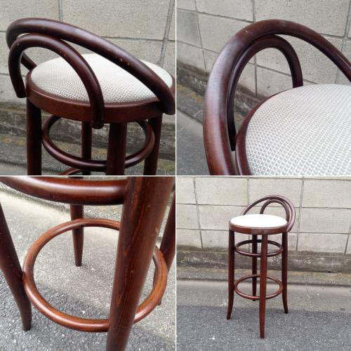 ◎秋田木工 曲げ木 ハイスツール、カウンタースツール ブナ材