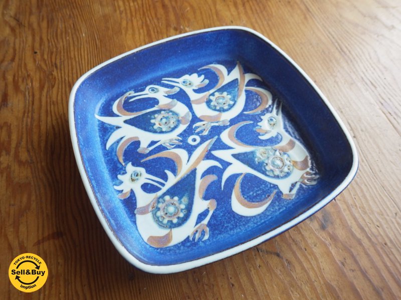 ◇ロイヤルコペンハーゲン Royal Copenhagen バッカ スクエアトレイ?